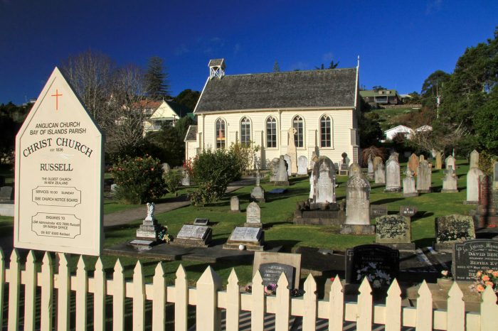 Historical Anglican Christ Church in Russell